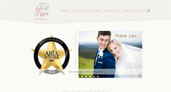 Desktop Screenshot of lifeandlovephotography.com.au